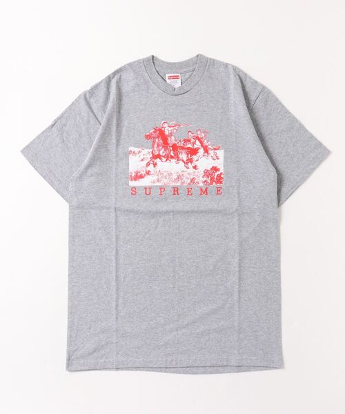 Supreme (シュプリーム)の「【Supreme】SUPREME S/S LOGO プリントTee FW18T22/FW18T36/19T49/19T51/FW20T34/18T39/FW18T38/19T52(Tシャツ/カットソー・メンズ・ライトピンク/ブラック系その他2/グレー系その他2/グレー系その他3/グレー系その他5/ブルー/カモフラージュ/オレンジ/ブラウン/グレー/レッド/ピンク/ライトグレー/ブラック/ネイビー/グレー系その他4・XL/S/L/M)」の5枚目の写真