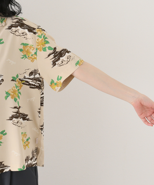 BRIXTON(ブリクストン)の「【BRIXTON / ブリクストン】BUNKER PARADISES S/S WVN(シャツ/ブラウス・レディース・ベージュ・SMALL)」の3枚目の写真