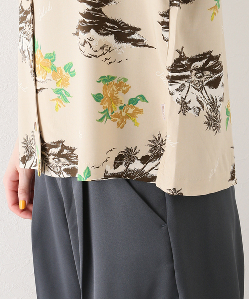 BRIXTON(ブリクストン)の「【BRIXTON / ブリクストン】BUNKER PARADISES S/S WVN(シャツ/ブラウス・レディース・ベージュ・SMALL)」の13枚目の写真