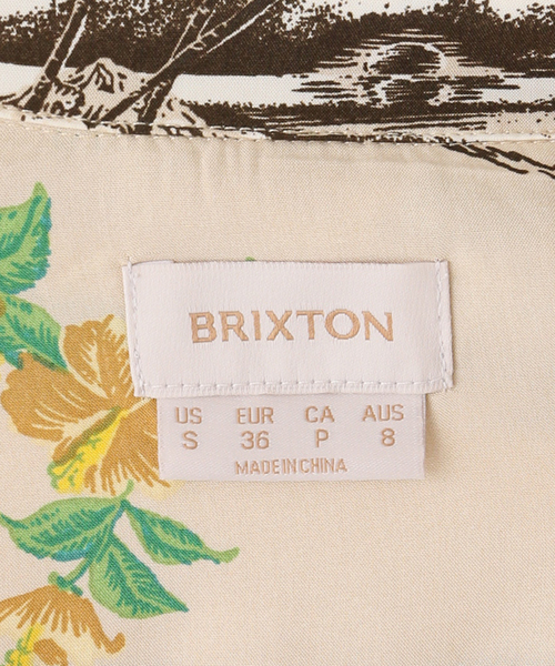 BRIXTON(ブリクストン)の「【BRIXTON / ブリクストン】BUNKER PARADISES S/S WVN(シャツ/ブラウス・レディース・ベージュ・SMALL)」の11枚目の写真