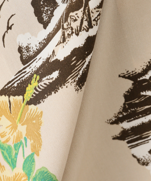 BRIXTON(ブリクストン)の「【BRIXTON / ブリクストン】BUNKER PARADISES S/S WVN(シャツ/ブラウス・レディース・ベージュ・SMALL)」の18枚目の写真