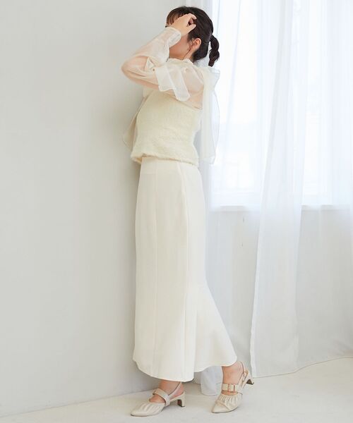 MAJESTIC LEGON（マジェスティックレゴン）の「【WEB限定XLサイズあり】ふかふかフィットギャザーミュール（その他シューズ・レディース・アイボリー/キャメル/ブラック・SMALL/MEDIUM/LARGE/X-LARGE）」の10枚目の写真