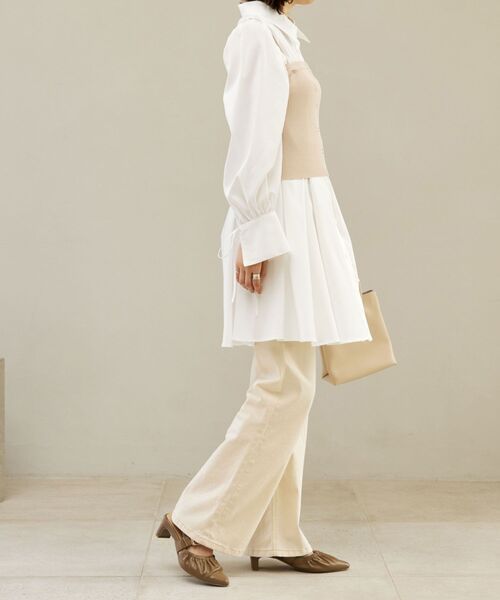 MAJESTIC LEGON（マジェスティックレゴン）の「【WEB限定XLサイズあり】ふかふかフィットギャザーミュール（その他シューズ・レディース・アイボリー/キャメル/ブラック・SMALL/MEDIUM/LARGE/X-LARGE）」の15枚目の写真