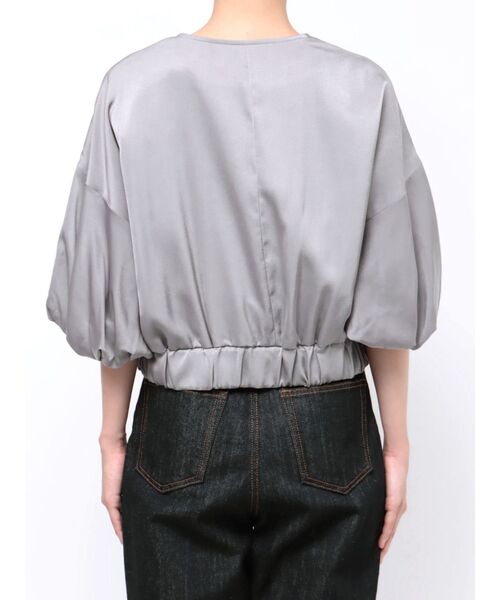 LAGUNAMOON(ラグナムーン)の「バルーンスリーブブルゾン(ブルゾン・レディース・ブルー/アイボリー/クリーム・FREE)」の14枚目の写真