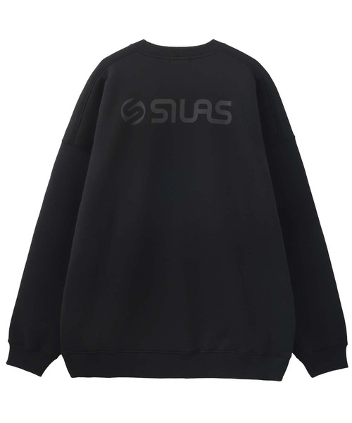 SILAS（サイラス）の「CHEST LOGO BASIC WIDE SWEATSHIRT（スウェット・メンズ・グリーン/チャコール/アッシュ/ブラック/バーガンディー・L/M/XL）」の7枚目の写真