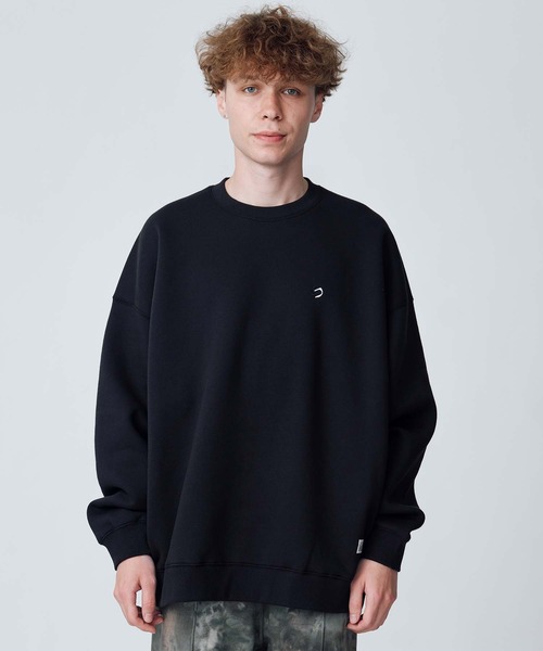 SILAS（サイラス）の「CHEST LOGO BASIC WIDE SWEATSHIRT（スウェット・メンズ・グリーン/チャコール/アッシュ/ブラック/バーガンディー・L/M/XL）」の15枚目の写真