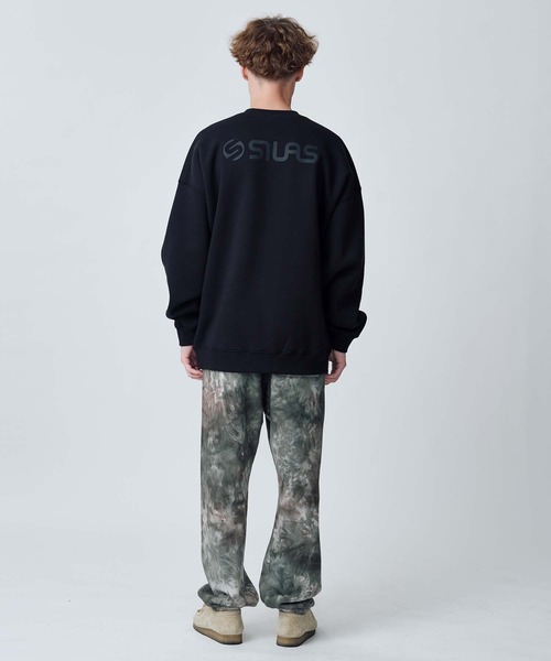 SILAS（サイラス）の「CHEST LOGO BASIC WIDE SWEATSHIRT（スウェット・メンズ・グリーン/チャコール/アッシュ/ブラック/バーガンディー・L/M/XL）」の18枚目の写真