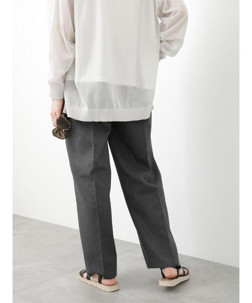 Samansa Mos2 blue（サマンサモスモスブルー）の「タックイージーパンツ（その他パンツ・レディース・キナリ/カーキ/チャコールグレー・F）」の16枚目の写真