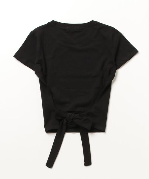 leune(ルネ)の「バックリボンTシャツ(Tシャツ/カットソー・レディース・ブラック/ホワイト・FREE)」の6枚目の写真