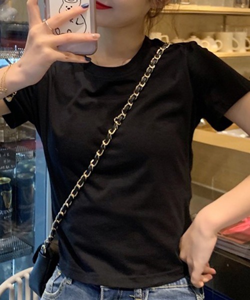 leune(ルネ)の「バックリボンTシャツ(Tシャツ/カットソー・レディース・ブラック/ホワイト・FREE)」の10枚目の写真