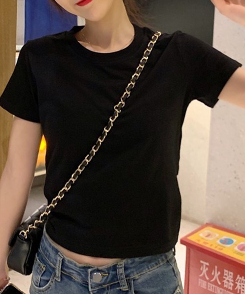 leune(ルネ)の「バックリボンTシャツ(Tシャツ/カットソー・レディース・ブラック/ホワイト・FREE)」の13枚目の写真