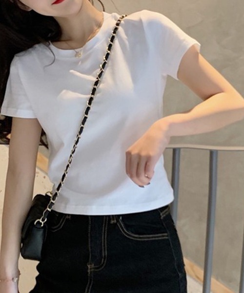 leune(ルネ)の「バックリボンTシャツ(Tシャツ/カットソー・レディース・ブラック/ホワイト・FREE)」の12枚目の写真