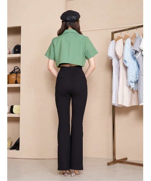 Darich（ダーリッチ）の「カットベルトフレアパンツ（その他