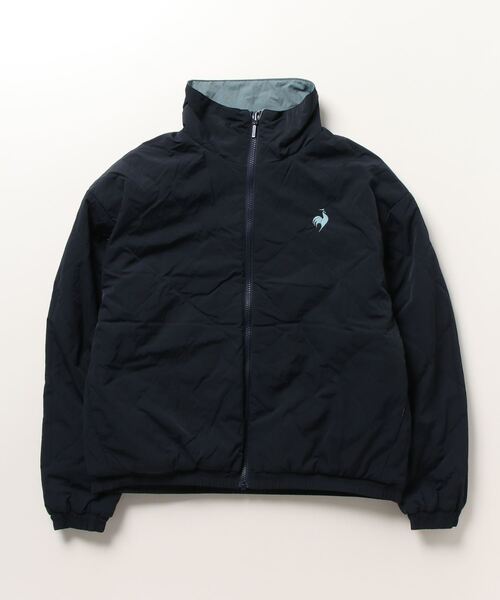 le coq sportif（ルコックスポルティフ）の「リバーシブル フリースジャケット（ブルゾン・レディース・カーキブラウン/ホワイト×ブルー/ブラック/カーキ系・S/M/XL/L）」の8枚目の写真