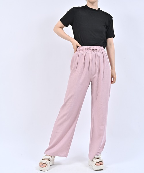 Alite cloth(アリーテクロス)の「イージーパンツ(その他パンツ・レディース・ライトピンク/アイボリー/ブラック・FREE)」の6枚目の写真