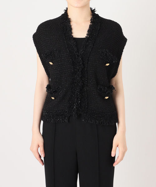 COブークレニットジャガードベスト（ベスト）｜VERMEIL par iena