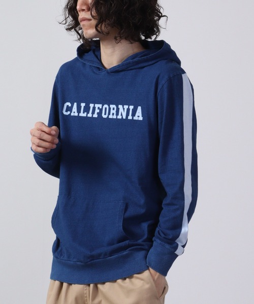FUNALIVE(ファンアライブ)の「Denim-like jersey pullover hoodie / デニムライク天竺プルオーバーパーカー unisex(パーカー・メンズ・ブルー/インディゴブルー・L/XL/M)」の4枚目の写真