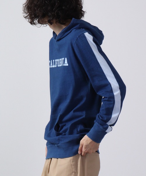 FUNALIVE(ファンアライブ)の「Denim-like jersey pullover hoodie / デニムライク天竺プルオーバーパーカー unisex(パーカー・メンズ・ブルー/インディゴブルー・L/XL/M)」の5枚目の写真