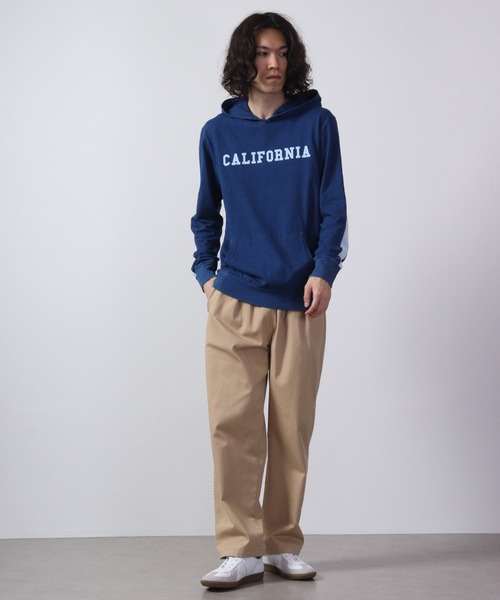 FUNALIVE(ファンアライブ)の「Denim-like jersey pullover hoodie / デニムライク天竺プルオーバーパーカー unisex(パーカー・メンズ・ブルー/インディゴブルー・L/XL/M)」の7枚目の写真