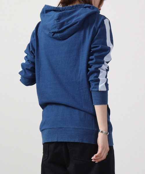 FUNALIVE(ファンアライブ)の「Denim-like jersey pullover hoodie / デニムライク天竺プルオーバーパーカー unisex(パーカー・メンズ・ブルー/インディゴブルー・L/XL/M)」の20枚目の写真