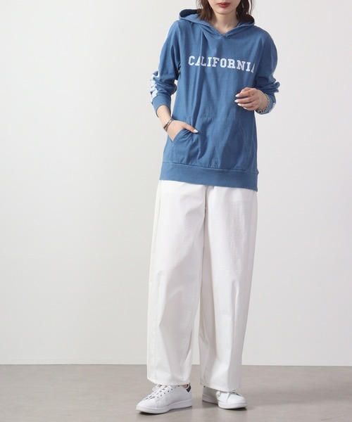 FUNALIVE(ファンアライブ)の「Denim-like jersey pullover hoodie / デニムライク天竺プルオーバーパーカー unisex(パーカー・メンズ・ブルー/インディゴブルー・L/XL/M)」の22枚目の写真