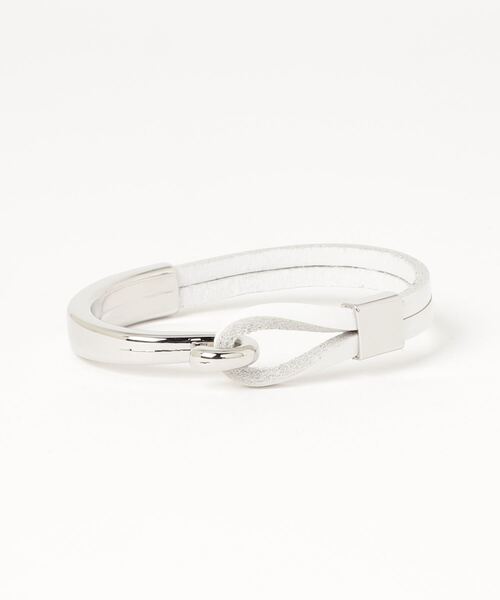 ８(eight)（エイト）の「ＮＥＷプレートフックブレス（ブレスレット・メンズ・レッド/ネイビー/ブラウン/キャメル/ブラック/ホワイト・FREE）」の7枚目の写真