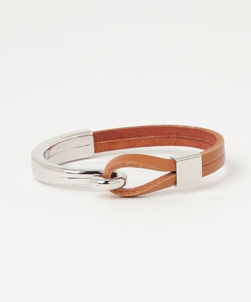 ８(eight)（エイト）の「ＮＥＷプレートフックブレス（ブレスレット・メンズ・レッド/ネイビー/ブラウン/キャメル/ブラック/ホワイト・FREE）」の11枚目の写真