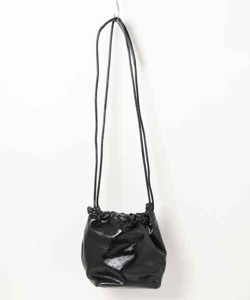 VIBGYOR（ヴィブジョー）の「【MASHIRO】巾着ミニショルダーバッグ(MA)（ショルダーバッグ・レディース・ホワイト/ブラック/シルバー・FREE）」の10枚目の写真