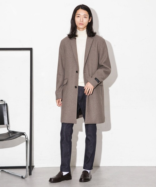ナノユニバース　新品　Super 110's Wool チェスターコート ナノユニバース nano universe nano & co チェスターコート