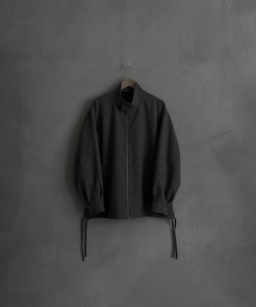 SERACE（セラス）の「【SERACE】Loose silhouette stand zip