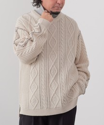 CRAFT STANDARD BOUTIQUE | 【男女兼用】ハンドステッチケーブルニット(ニット/セーター)
