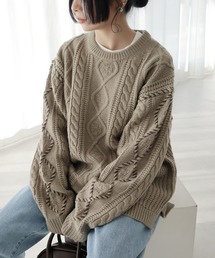 CRAFT STANDARD BOUTIQUE | 【男女兼用】ハンドステッチケーブルニット(ニット/セーター)