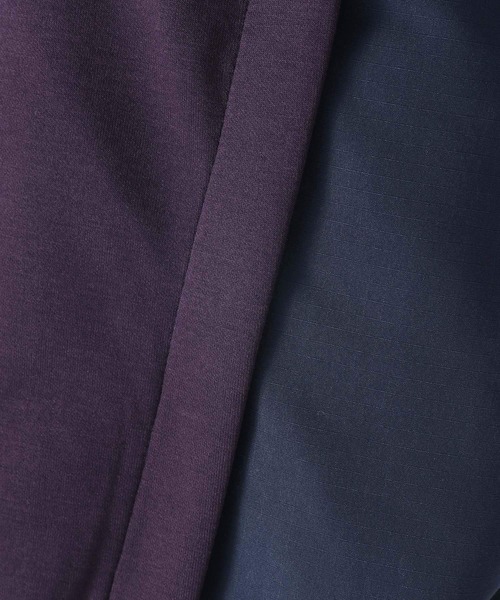 niko and...（ニコアンド）の「脇布帛切り替えパーカー（パーカー・メンズ・パープル/ブラック/ベージュ・MEDIUM/LARGE）」の20枚目の写真