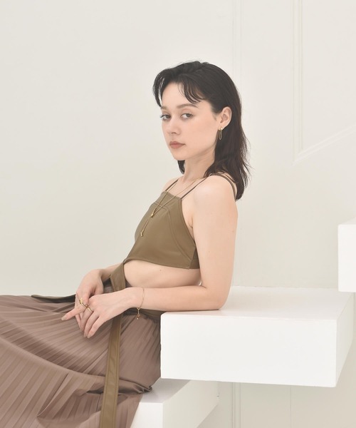 LHME(エルエイチエムイー)の「【WEB限定】”Aqua”プチオーバルピアス/チェーンループ/サージカルステンレス(金属アレルギー対応)【LHME / エルエイチエムイー】(ピアス(両耳用)・レディース・シルバー/ゴールド・ONE SIZE)」の6枚目の写真