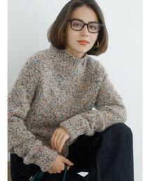 Te chichi | カラーネップハイネッククロップト丈ニット(ニット/セーター)