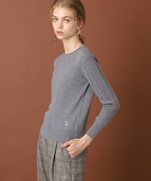 ◆ファインウールケーブルニット