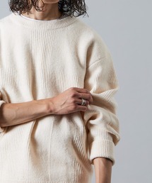 Firsthand SILVER COLLECTION/ファーストハンド シルバーコレクション PATTERNED CREW KNIT / クルーネック 配色パターンニット/PATTERNED CREW KNIT / クルーネック 配色パターンニット