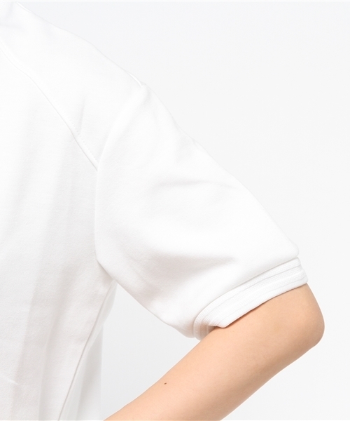 OUTLET(アウトレット)の「【Ciaopanic】タックリブ半袖プルオーバー(Tシャツ/カットソー・レディース・グレー/ブラック/ホワイト/ネイビー・FREE)」の9枚目の写真