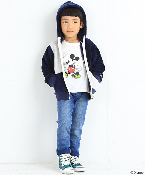 B:MING by BEAMS（ビーミングバイビームス）の「ビーミング by ビームス / カットデニムパギンス（デニムパンツ・キッズ・ブルー・140/110/100/130/120/90）」の6枚目の写真