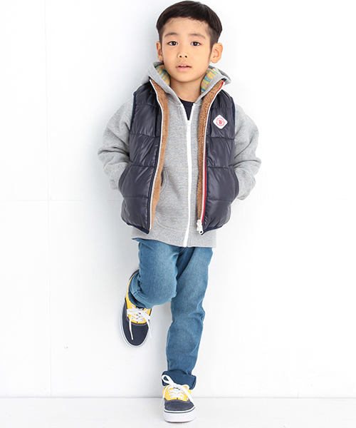 B:MING by BEAMS（ビーミングバイビームス）の「ビーミング by ビームス / カットデニムパギンス（デニムパンツ・キッズ・ブルー・140/110/100/130/120/90）」の16枚目の写真