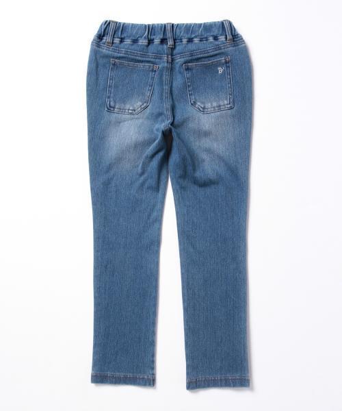 B:MING by BEAMS（ビーミングバイビームス）の「ビーミング by ビームス / カットデニムパギンス（デニムパンツ・キッズ・ブルー・140/110/100/130/120/90）」の11枚目の写真