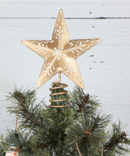 セール】ブリキプリントツリートップ[CHRISTMAS 2023]（インテリア雑貨