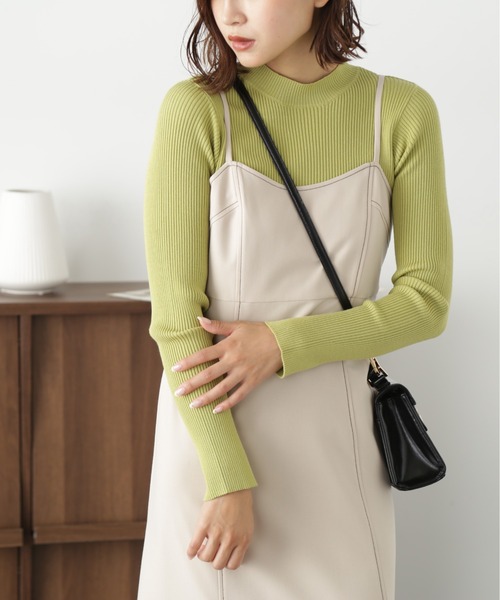 FREE'S MART（フリーズマート）の「【低身長サイズ/Sシリーズ対応】ローティアードフレアキャミワンピース（ワンピース・レディース・ライトベージュ/ブラック/モカ・X-SMALL/MEDIUM/SMALL）」の12枚目の写真