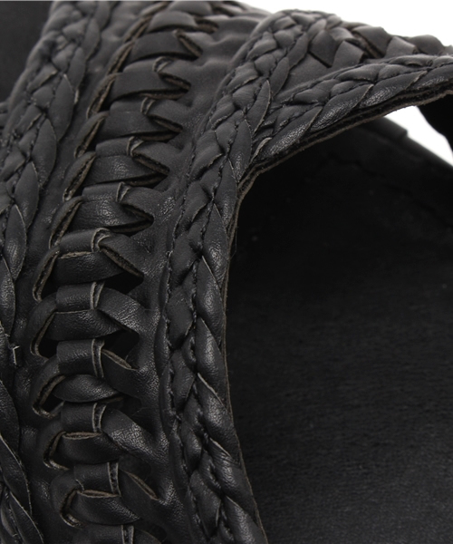 LE TALON（ルタロン）の「4CMクロスメッシュウエッジ（パンプス・レディース・ブラック/アイボリー/シルバー・38/36/37/35.5/37.5/36.5）」の11枚目の写真