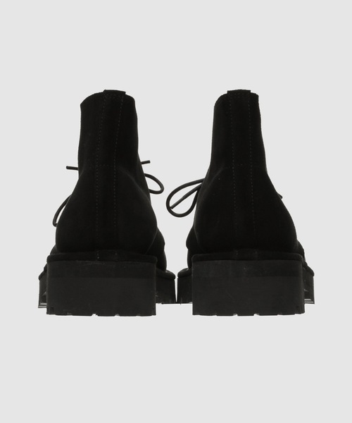 TAKAHIROMIYASHITATheSoloIst.(タカヒロミヤシタザソロイスト)の「chukka boots "bone"(ブーツ・メンズ・ブラック×ホワイト/ブラック×ブラック・UK9/UK8.5/UK7.5/UK8/UK9.5)」の5枚目の写真