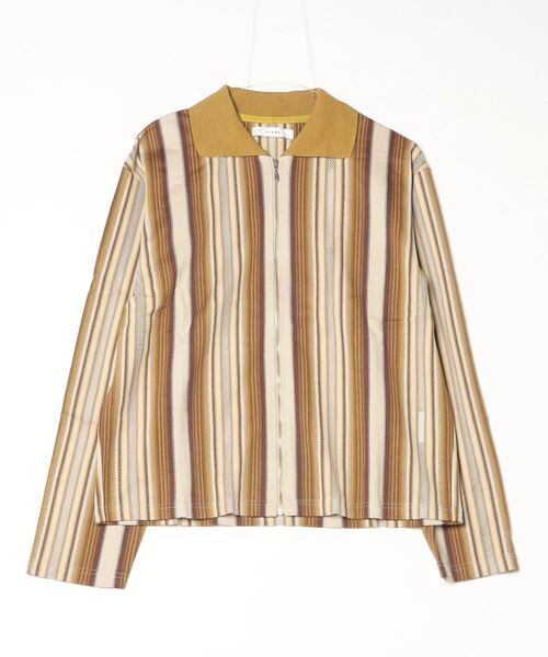 【新品】 ジエダ 2024SS STRIPE SHIRT CARDIGAN Jieda（ジエダ）の「STRIPE SHIRT CARDIGAN（カーディガン/ボレロ