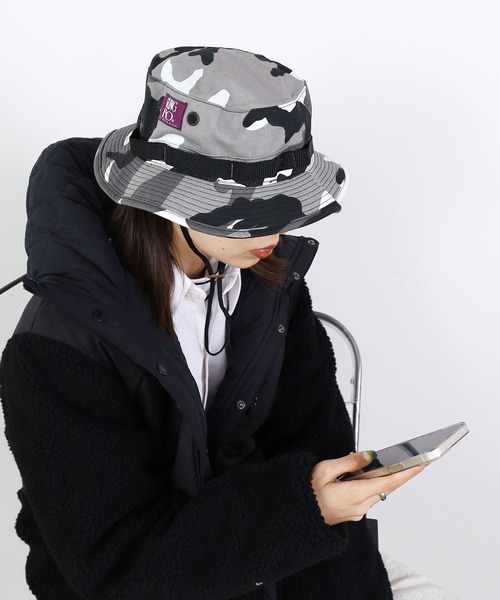 GUNG HO（ガンホー）の「GUNG HO/ガンホー VINTAGE-BOONIE HAT ハット（ハット・メンズ・ブラック・L）」の12枚目の写真