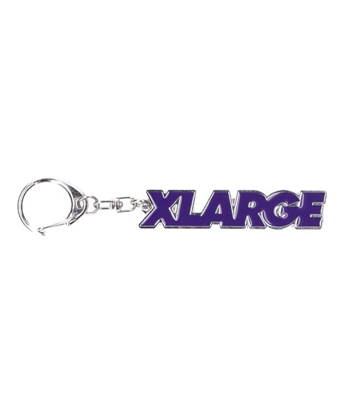 XLARGE（エクストララージ）の「STANDARD LOGO KEY CHAIN（キーホルダー・メンズ・ブラック/ブルー/パープル/グリーン/ホワイト・ONE SIZE）」の5枚目の写真