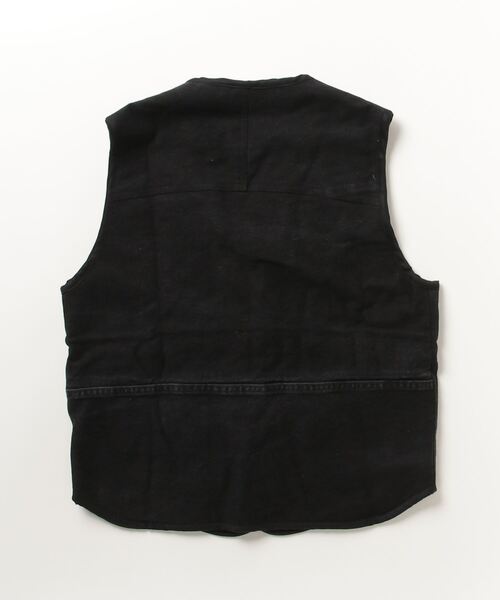 77circa（ナナナナサーカ）の「77circa / ナナナナサーカ：別注 Denim Vest：ONLYARK-0-2036[AST]（ベスト・メンズ・ブラック/インディゴブルー・FREE）」の12枚目の写真