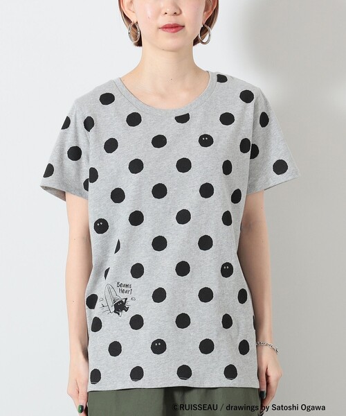 セール】BEAMS HEART / マリモ ドット Tシャツ（Tシャツ